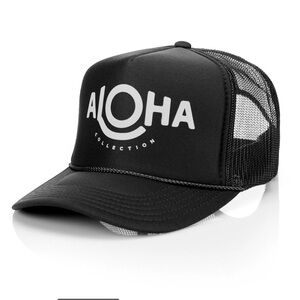 ALOHA Collection Black Trucker